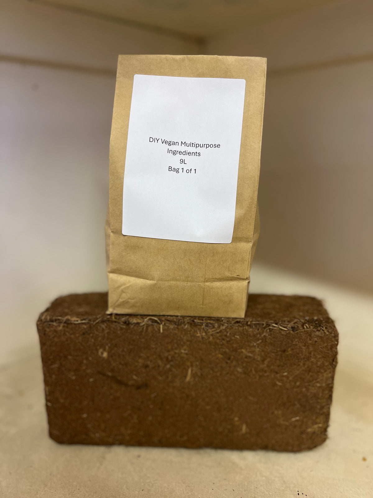 Plastic Free Vegan Multipurpose DIY Compost - 9 Litres