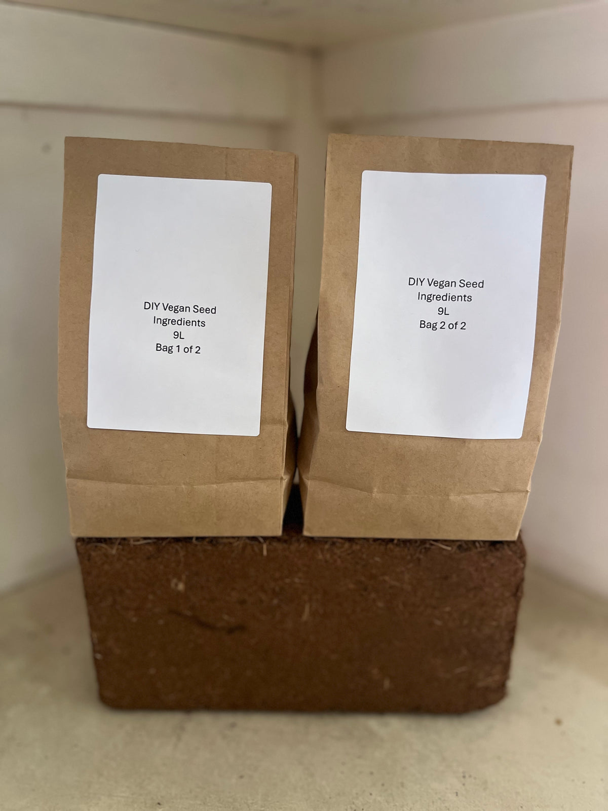 Plastic Free Vegan Seed DIY Compost - 9 Litres