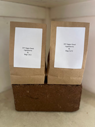 Plastic Free Vegan Seed DIY Compost - 9 Litres