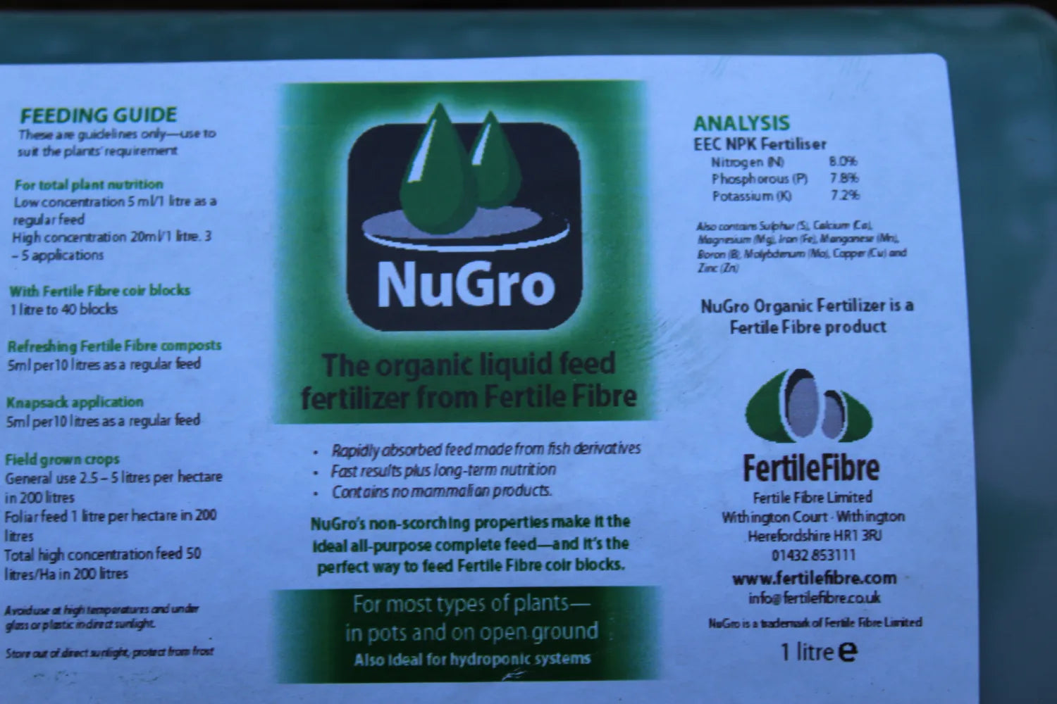 NuGro Liquid Fertiliser